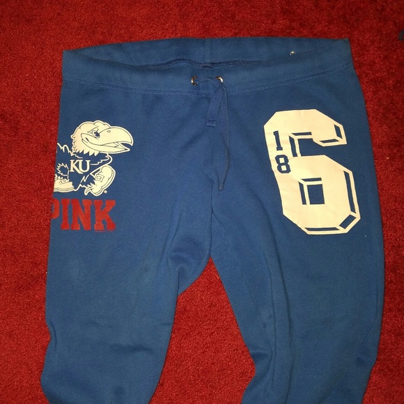 Women's PINK Jayhawk Capris - Picture 1 of 3